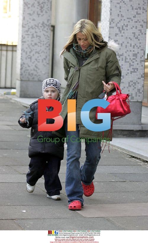 Nicole Appleton with son Gene