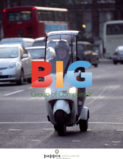 Sir Sterling Moss Spotted on Moped in London