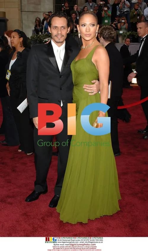 Marc Anthony and Jennifer Lopez at 78th Oscars