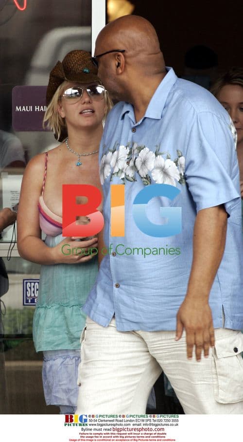 Britney Spears Goes for Lunch in Maui