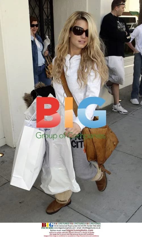 Jessica Simpson goes shopping in West Hollywood