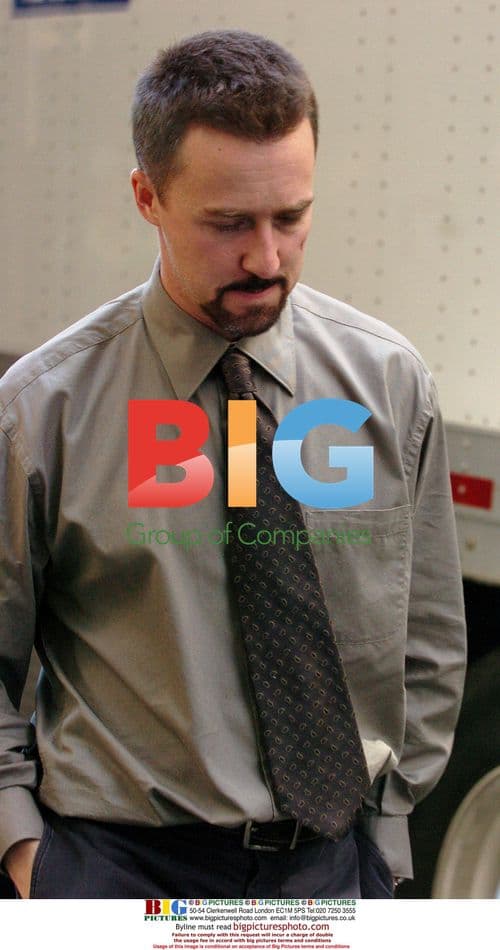 Ed Norton and Noah Emmerich on set of Pride & Glory