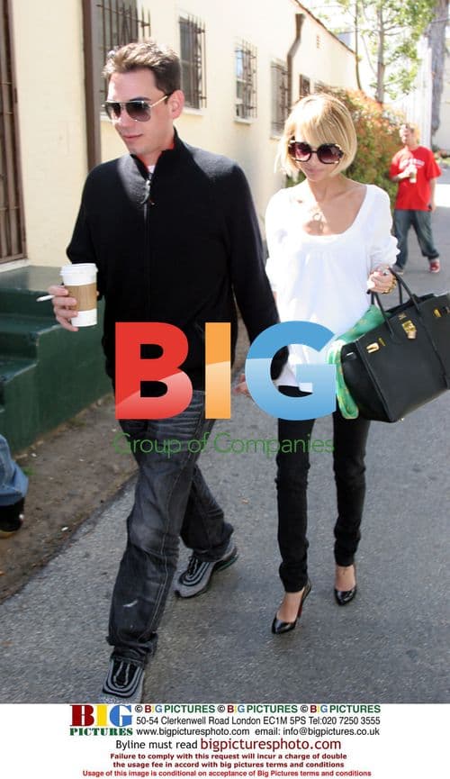 Nicole Richie outing with hairstylist and boyfriend