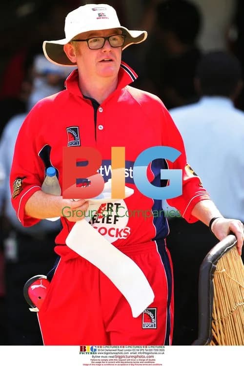 Chris Evans at Sport Relief Cricket Match