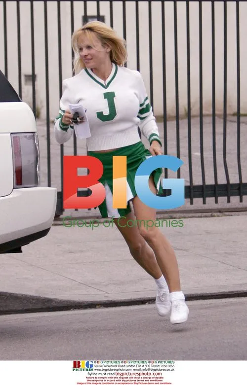 Pamela Anderson as Sexy Cheerleader in Venice