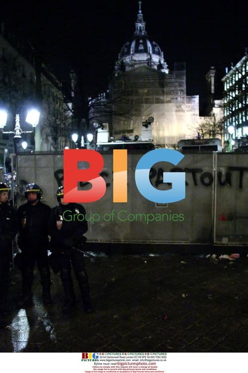 Protest against youth job contract law in Paris