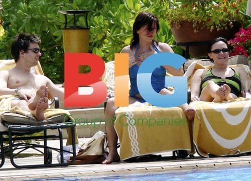 Davina McCall on holiday in Maldives