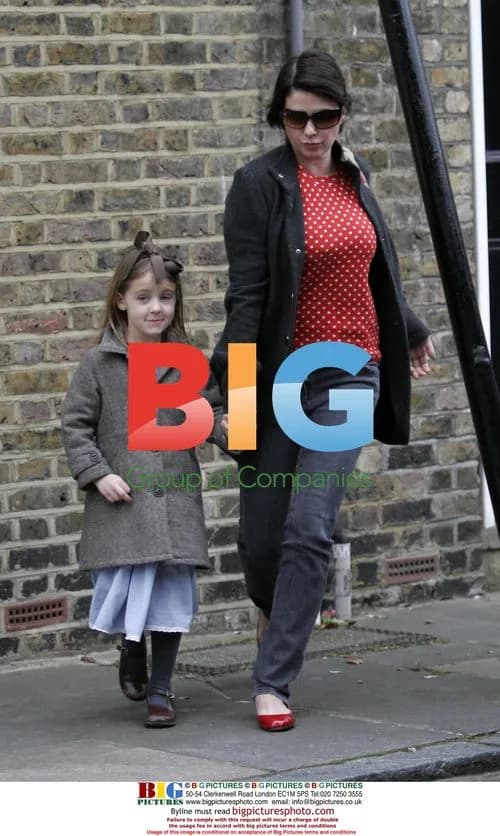 Sadie Frost and Kids at Kate Moss" House