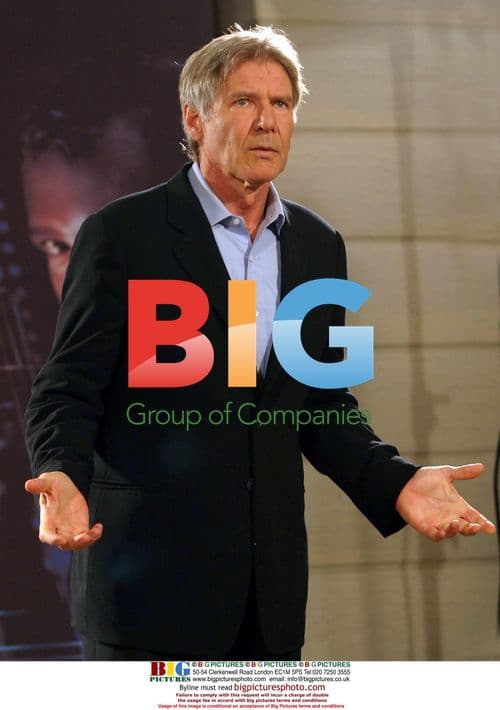 Harrison Ford presents "Firewall" in Barcelona