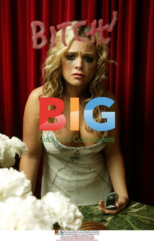 'Footballers Wives' Actress Holly Mcguire Poses at Photoshoot