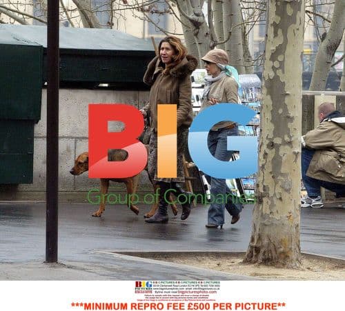 Kylie Minogue enjoys Paris stroll with friend and dog