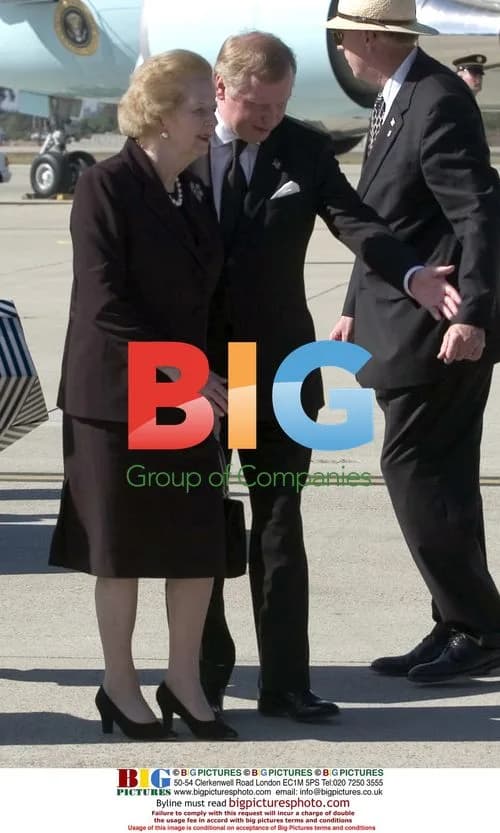 Margaret Thatcher at Reagan Funeral