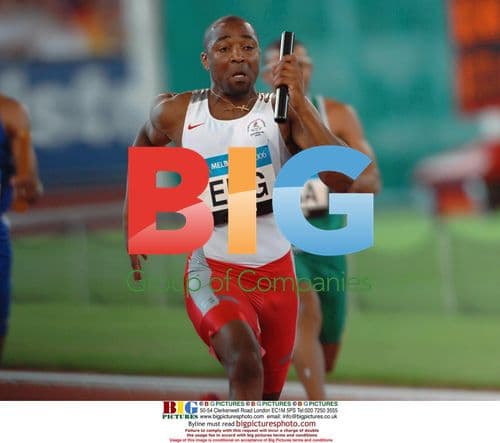 England's Darren Campbell at 2006 Commonwealth Games