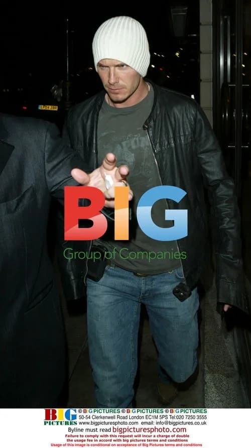 David Beckham at Nobu Restaurant