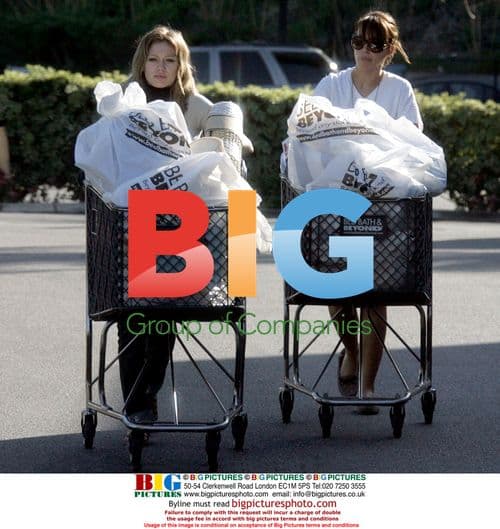 Hilary and Haylie Duff's Shopping Spree