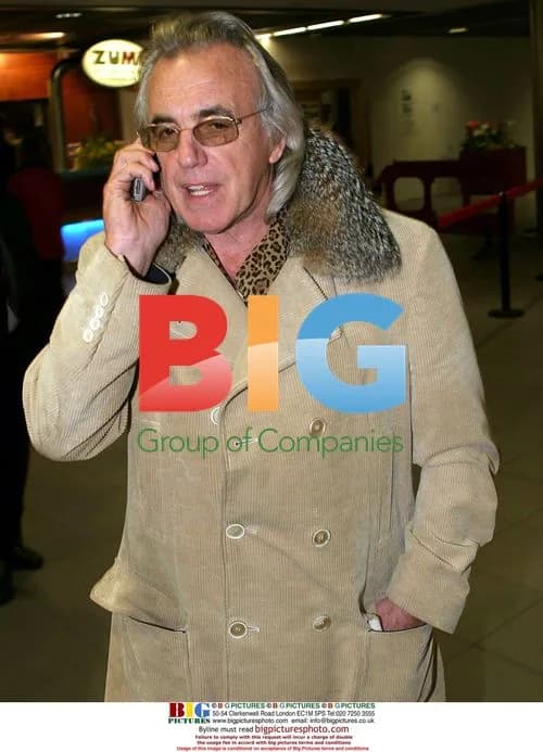 Peter Stringfellow at Dublin Airport