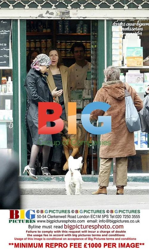 Kylie Minogue Steps Out in Paris with Boyfriend's Dog