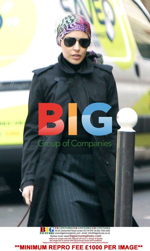 Kylie Minogue Steps Out in Paris