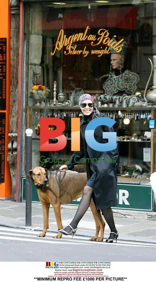 Kylie Minogue Steps Out with Boyfriend's Dog in Paris