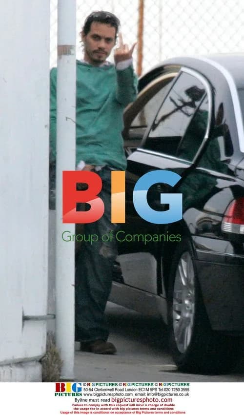 Marc Anthony Caught Making Rude Gestures