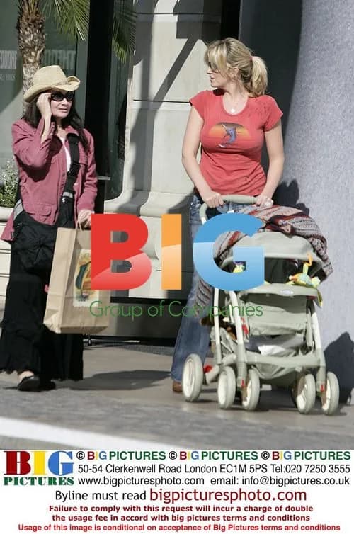 Penny Lancaster and son Alastair out shopping in LA