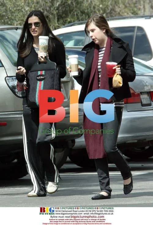Demi Moore and daughter Scout in Beverly Hills