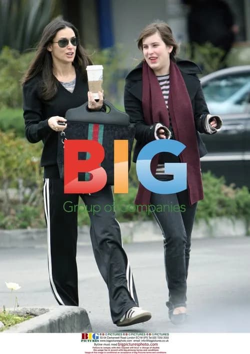 Demi Moore and Daughter Scout in Beverly Hills