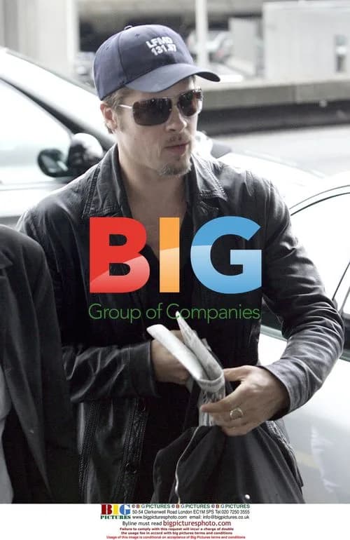 Brad Pitt Arriving at Roissy Airport