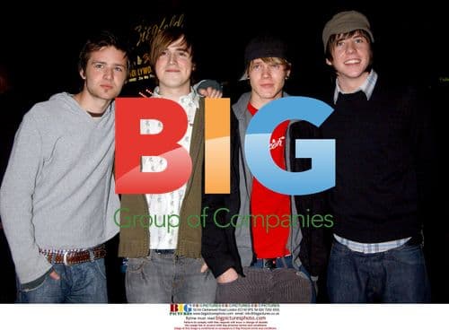 McFly members at 'Ice Age: The Meltdown' premiere