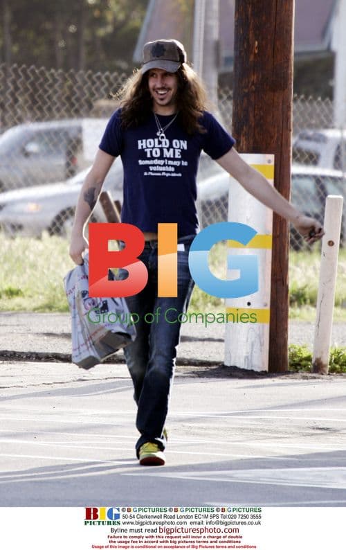 Singer Cisco Adler buys video camera in LA