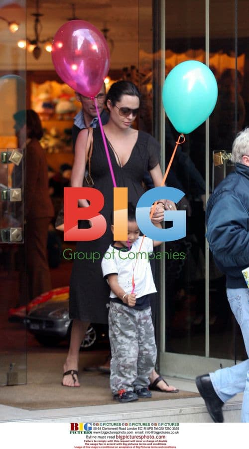 Angelina Jolie and Maddox shopping in Paris