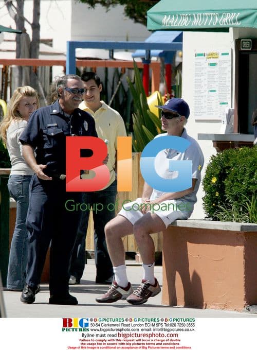 Tennis Champ John McEnroe Chats with Fans in Malibu
