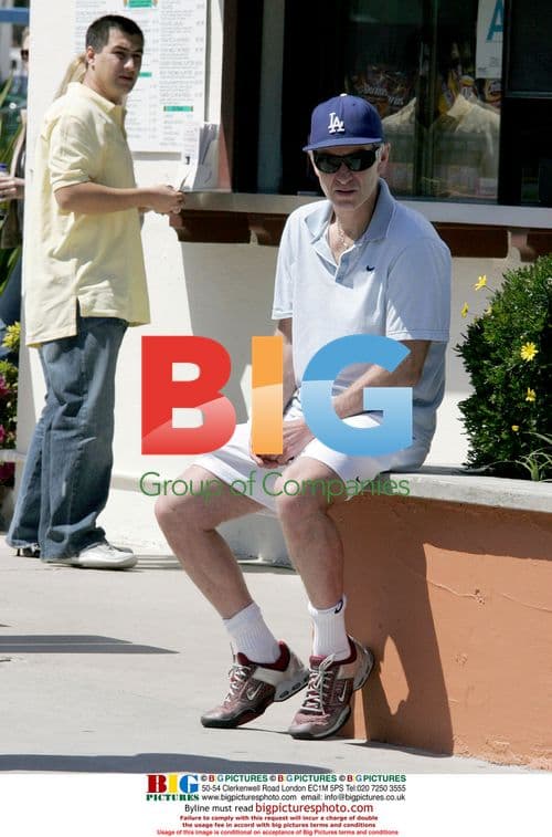 John McEnroe stops for lunch in Malibu