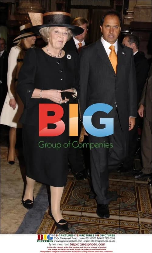 Dutch Royal Family Visits Argentina Legislature