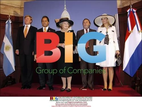 Netherland royal family visit legislative palace of Argentina