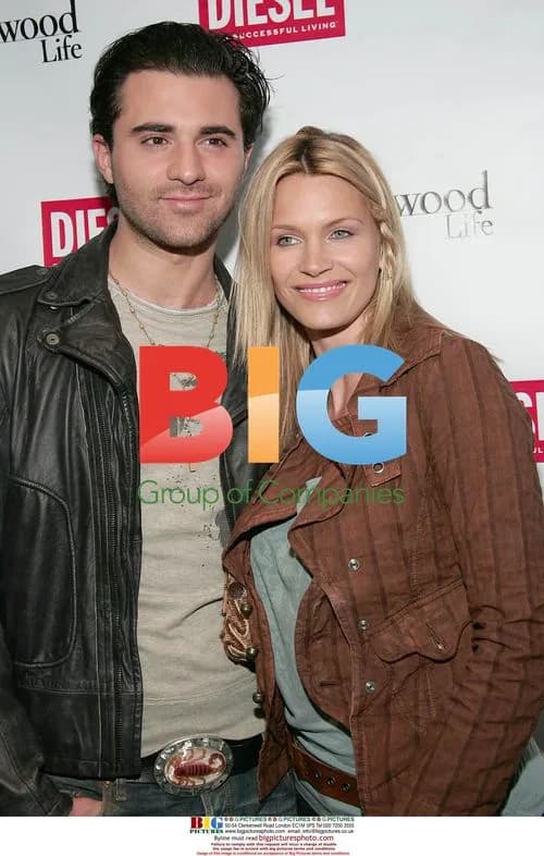 Darius Danesh and Natasha Henstridge at Young Hollywood Awards Party