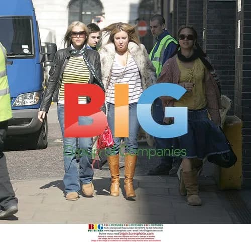 Nicole Appleton and Angela Griffin shopping in London