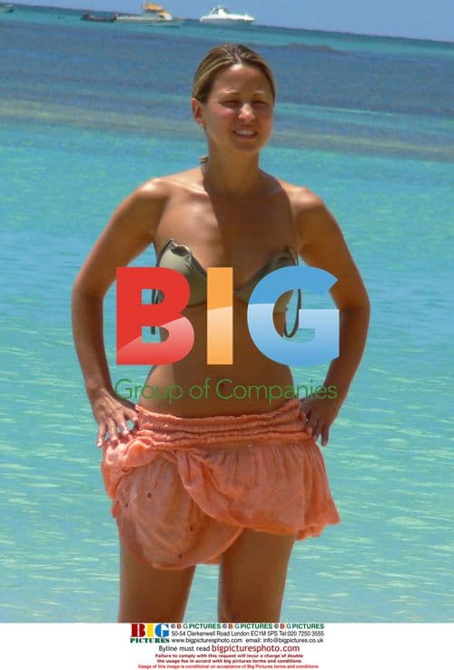 Rachel Stevens Relaxes in Barbados