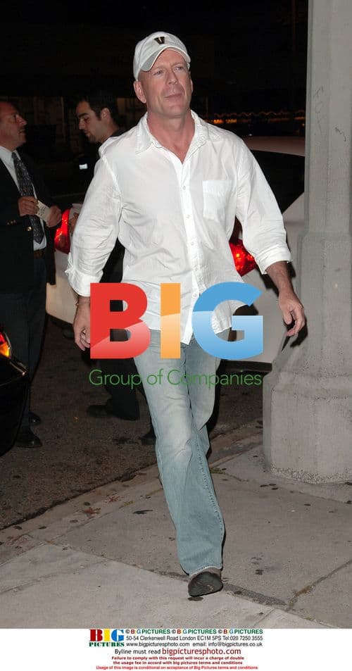 George Clooney outside Shag nightclub