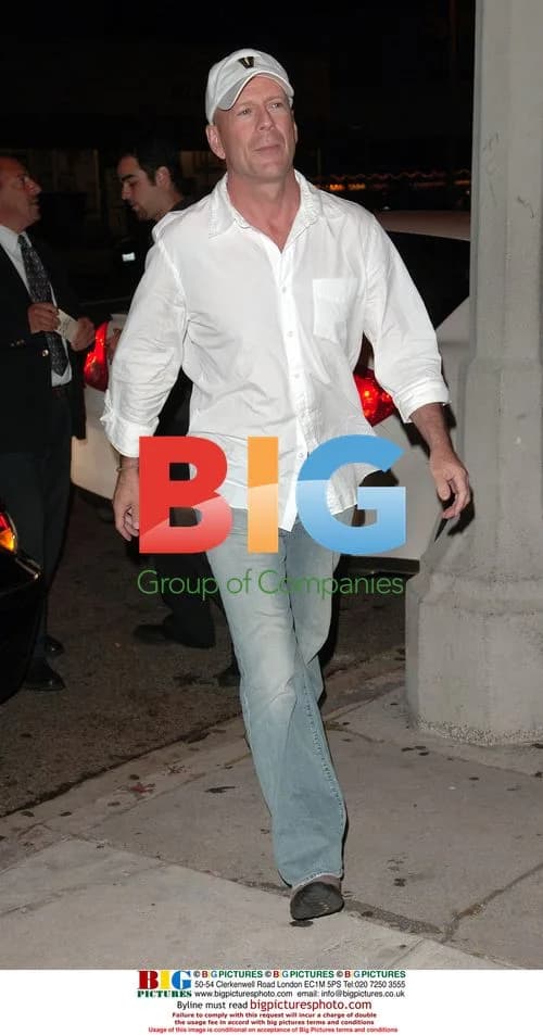 George Clooney outside Shag nightclub