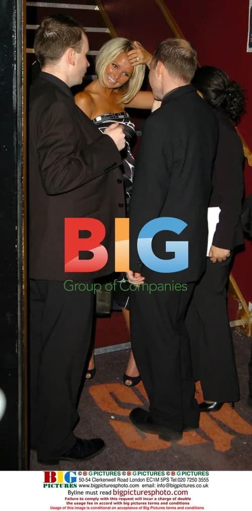 Jennifer Ellison and boyfriend Tony at 'Chicago' after party