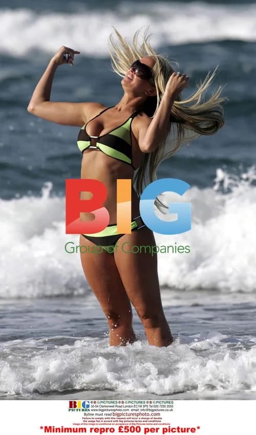 Jennifer Ellison Strips Off in Spain