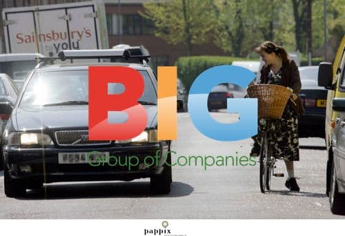 Helena Bonham Carter Bikes in London