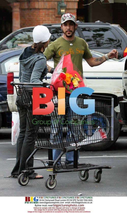 Backstreet Boy AJ McLean shopping in Malibu