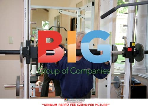 Peter Falk at home in Beverly Hills