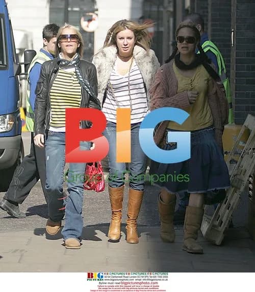 Nicole Appleton and Angela Griffin Shopping in London