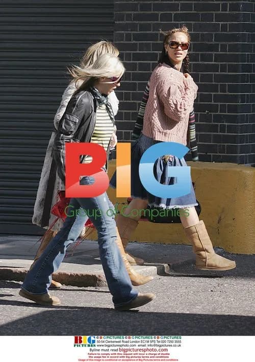 Nicole Appleton and Angela Griffin spotted shopping in London
