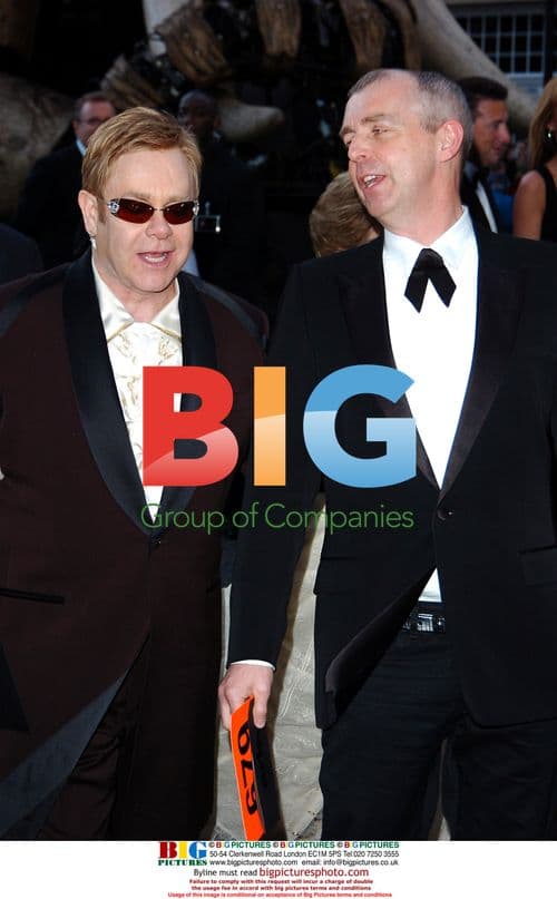 Sir Elton John at Sultan's Elephant event