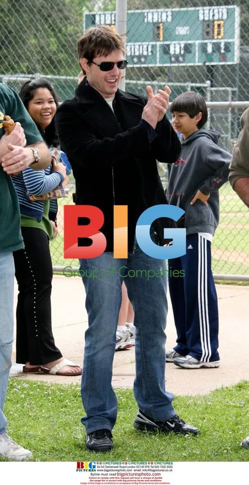 Tom Cruise at son Connor's baseball game