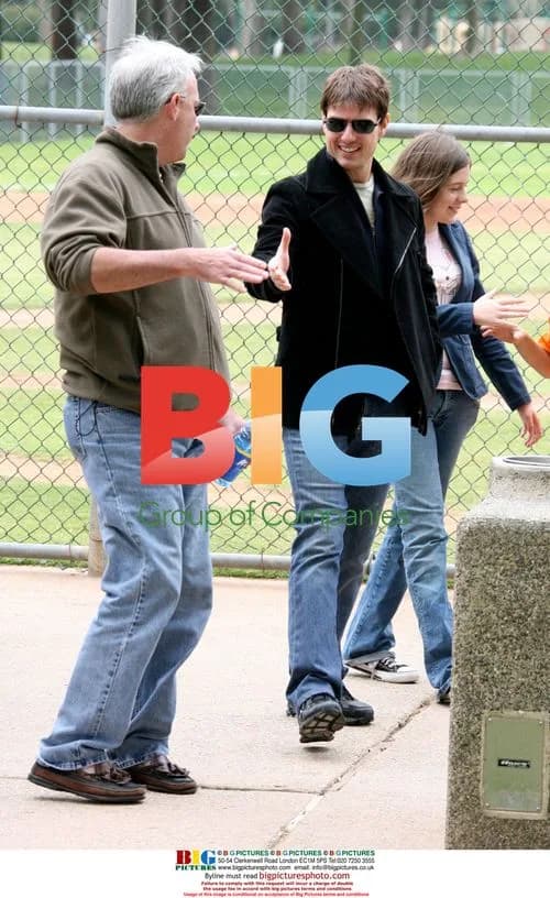 Tom Cruise at Son's Baseball Game
